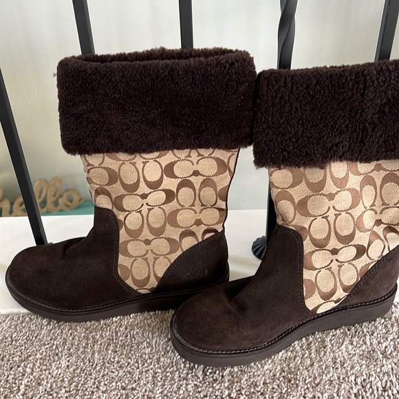 Womens Coach Boots Size 8